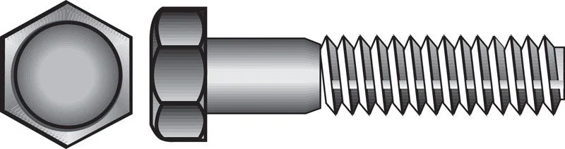 HILLMAN 5/16 in. D X 4 in. L Hot Dipped Galvanized Steel Hex Bolt 50 pk