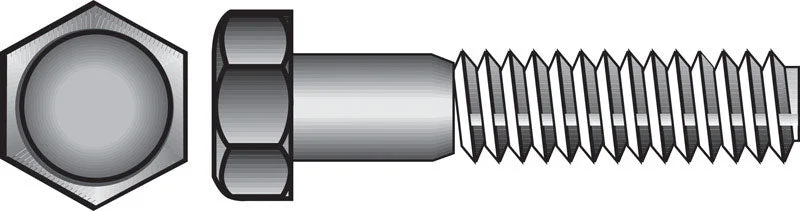 HILLMAN 5/8 in. D X 5-1/2 in. L Zinc Plated Steel Hex Bolt 25 pk