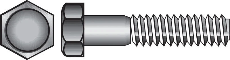 HILLMAN 5/8 in. D X 4 in. L Hot Dipped Galvanized Steel Hex Bolt 25 pk