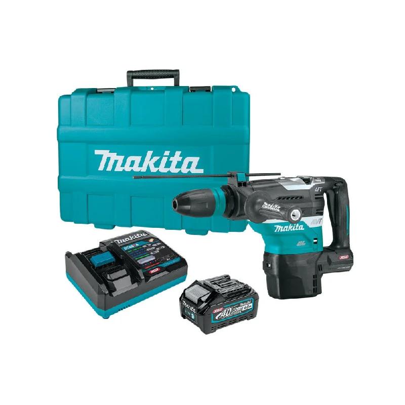 MAKITA 40Vmax XGT Brushless AWS 40mm Rotary Hammer - SDS-Max - KIT